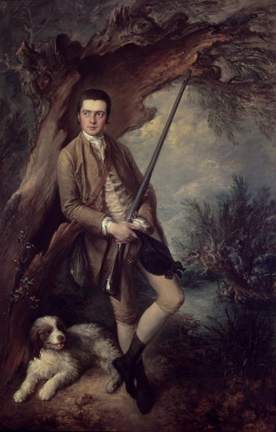 William Poyntz de Midgham et son chien Amber - Thomas Gainsborough